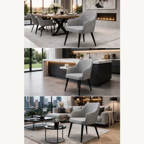 Krzesło tapicerowane DELUXE KR-9 Tkanina Strong 14